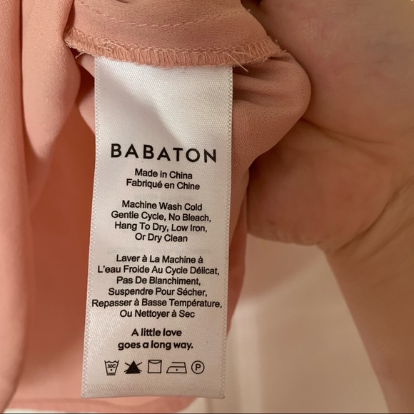 Aritzia Babaton Pink V-neck Warren Cami - Picture 6 of 10